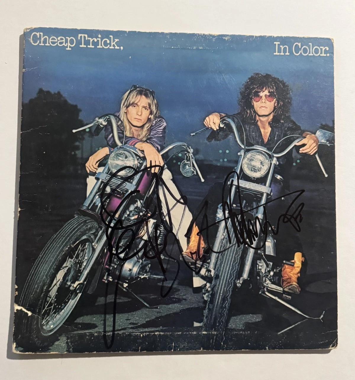 CHEAP TRICK FULL BAND SIGNED VINYL RECORD AUTOGRAPHED ROBIN ZANDER NIELSEN COA