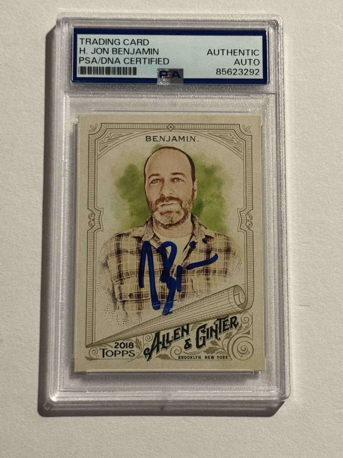 H JON BENJAMIN SIGNED AUTO 2018 ALLEN & GINTER RC BOB'S BURGERS VOICE ACTOR PSA