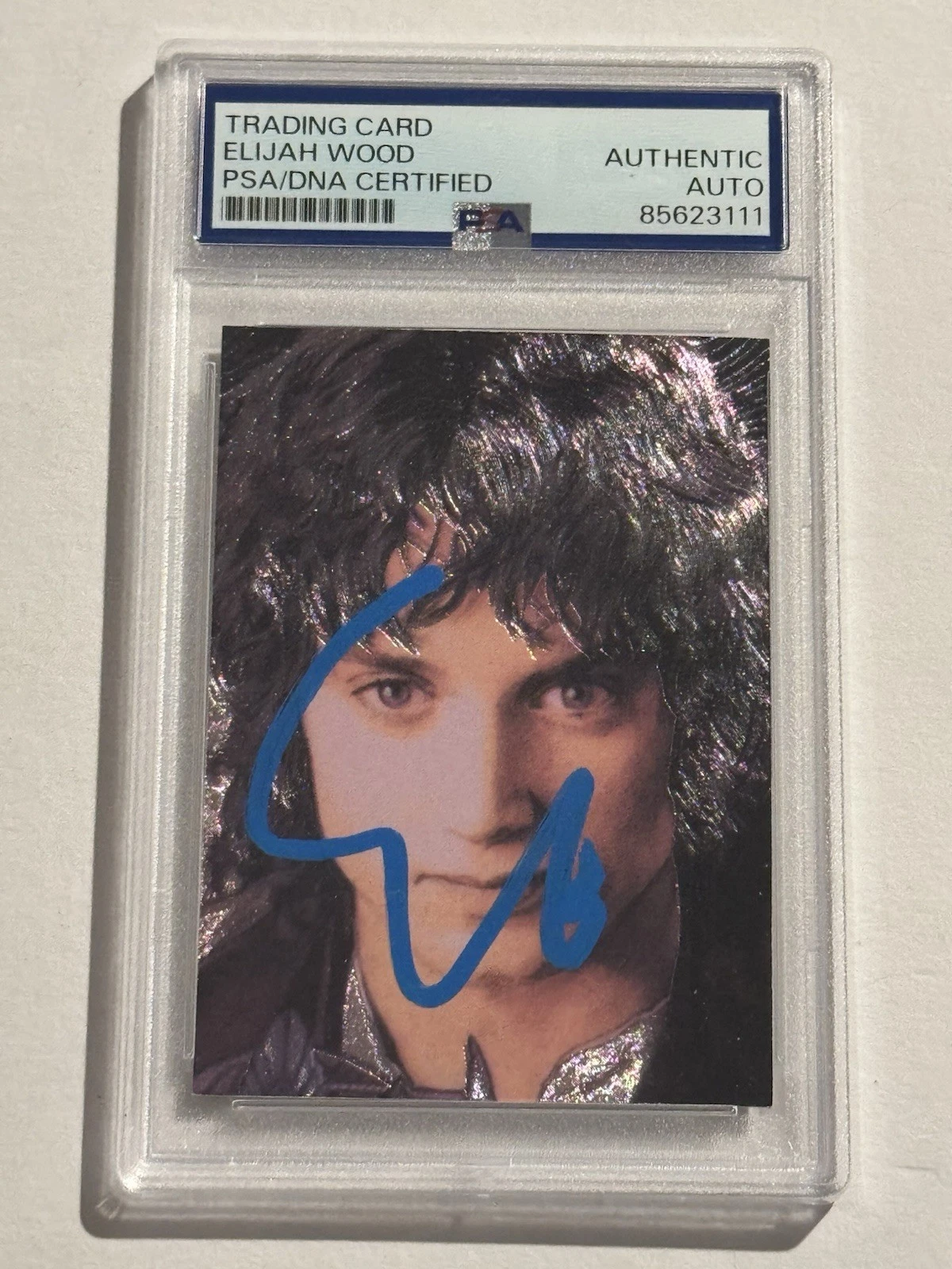ELIAH WOOD SIGNED AUTO Topps Lord of the Rings Masterpieces II FRODO BAGGINS PSA