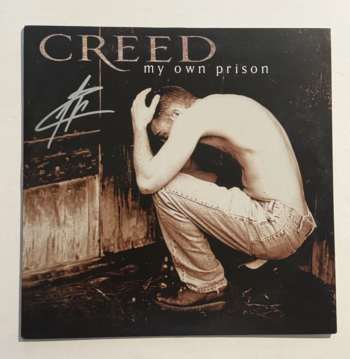 SCOTT STAPP HAND SIGNED LP VINYL RECORD ALBUM CREED BAND LEAD SINGER COA