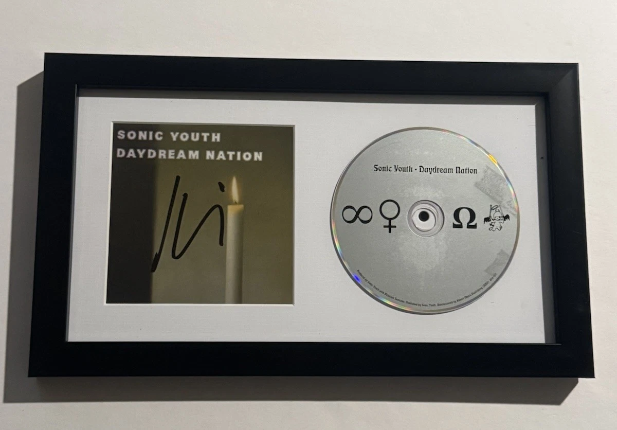 KIM GORDON SIGNED AUTOGRAPHED FRAMED MATTED CD SONIC YOUTH GUITARIST RARE COA