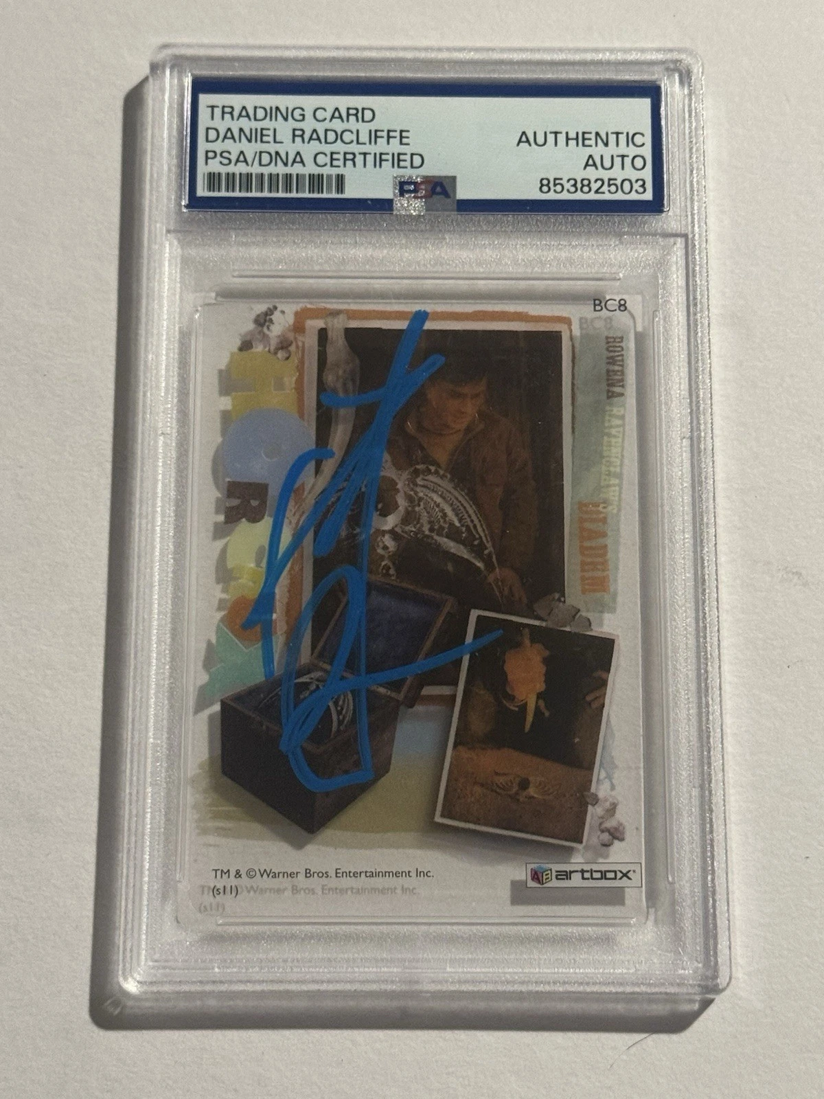 DANIEL RADCLIFFE SIGNED AUTO RC ROOKIE 2011 Artbox Harry Potter #BC8 PSA