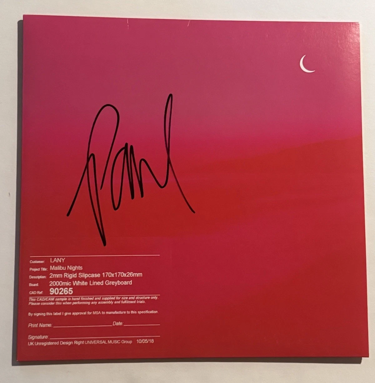 PAUL KLEIN SIGNED VINYL RECORD ALBUM AUTOGRAPHED LANY BAND LEAD SINGER RARE COA