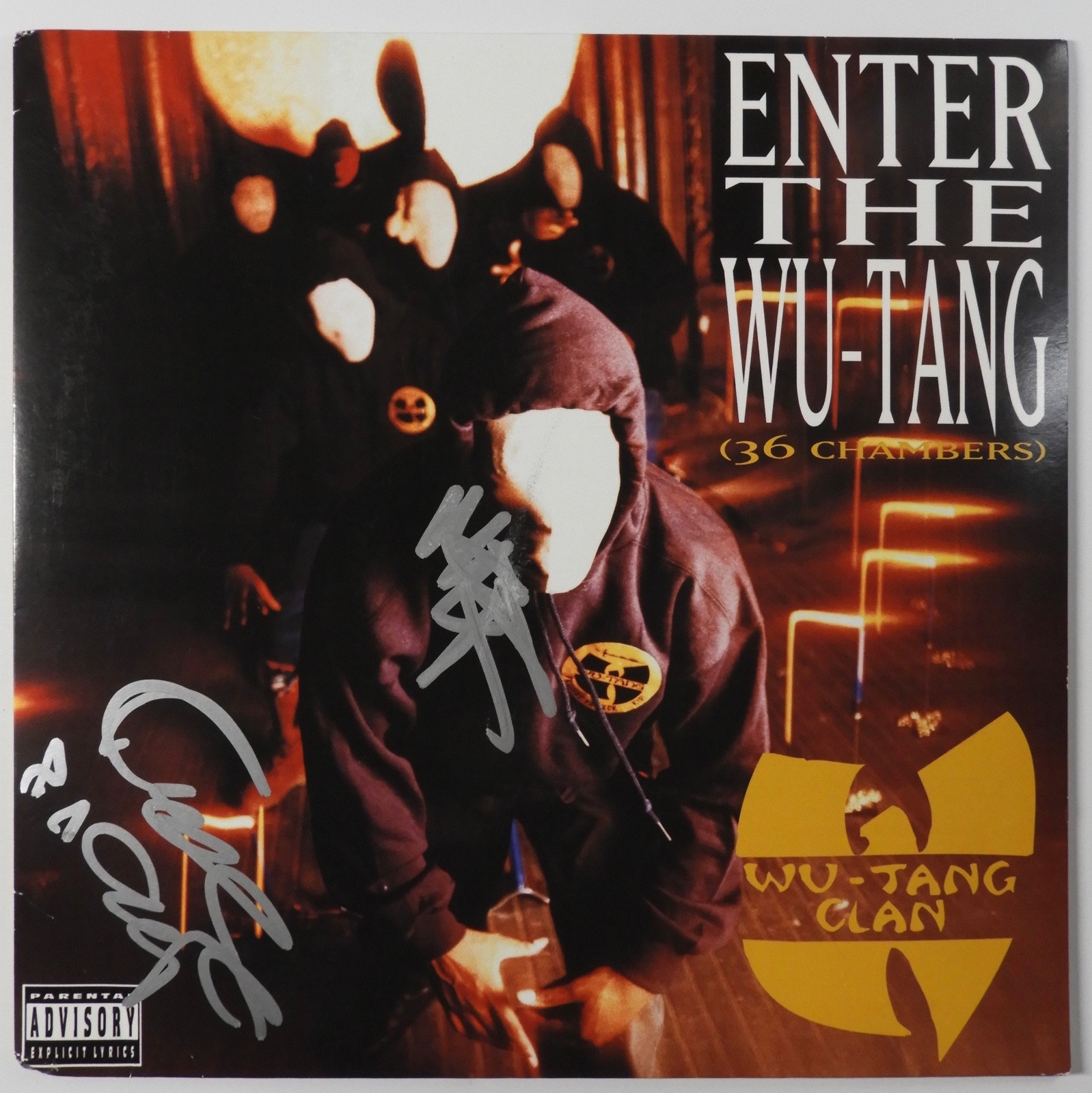 Wu-Tang Clan JSA Autograph Signed Album Vinyl Record Enter The 36 Chambers
