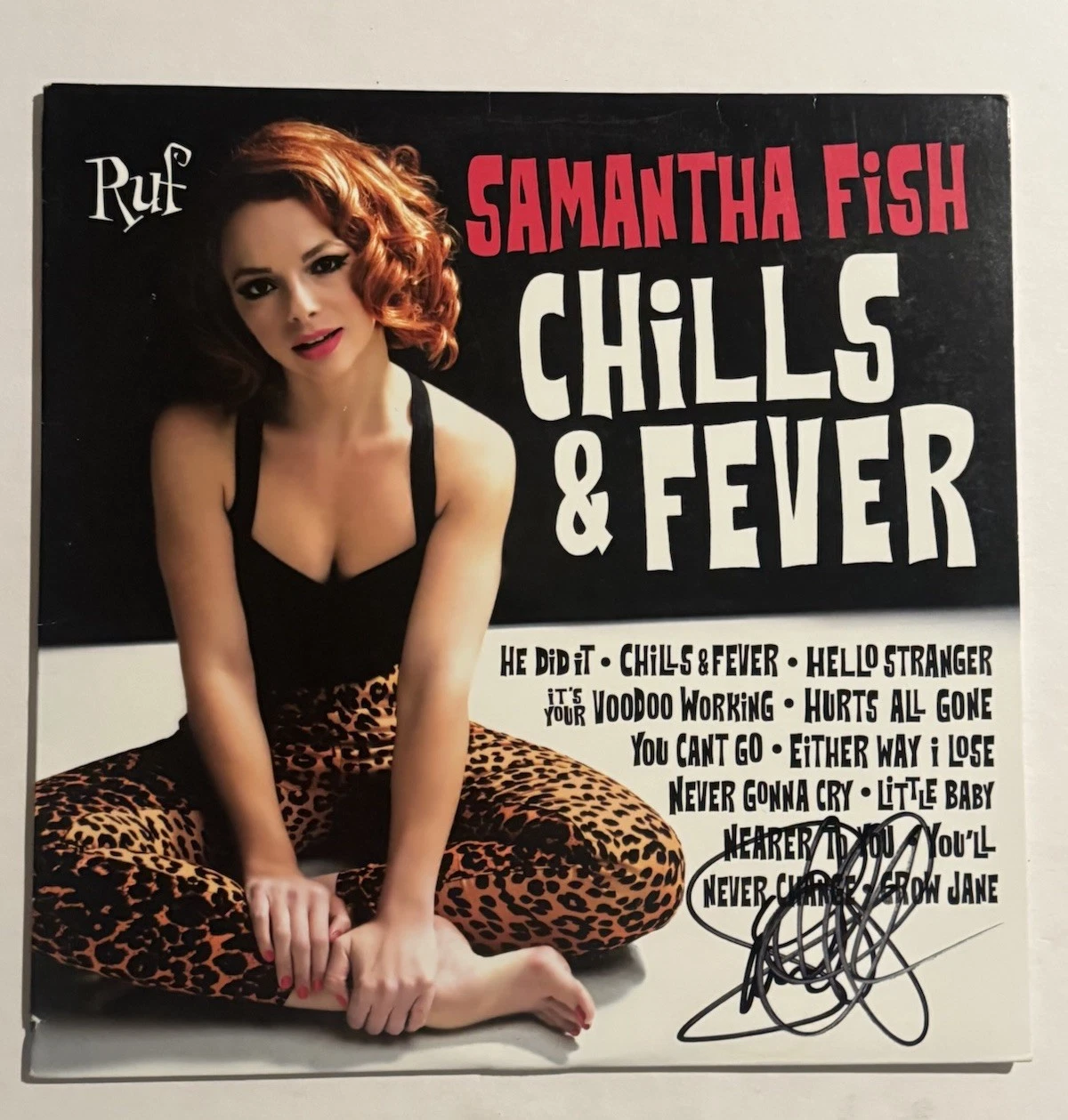 SAMANTHA FISH SIGNED VINYL RECORD ALBUM AUTOGRAPHED BLUES GUITARIST RARE COA
