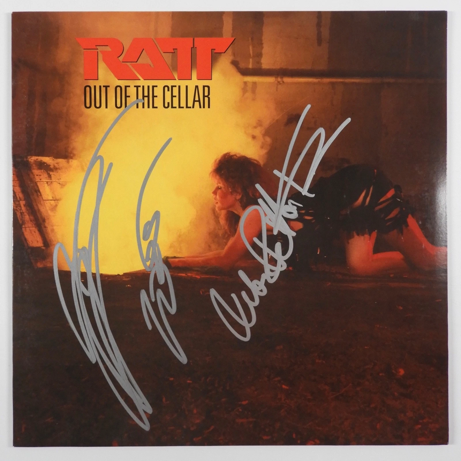 Stephen Pearcy Ratt JSA Signed Autograph Album Record Vinyl Warren DeMartini