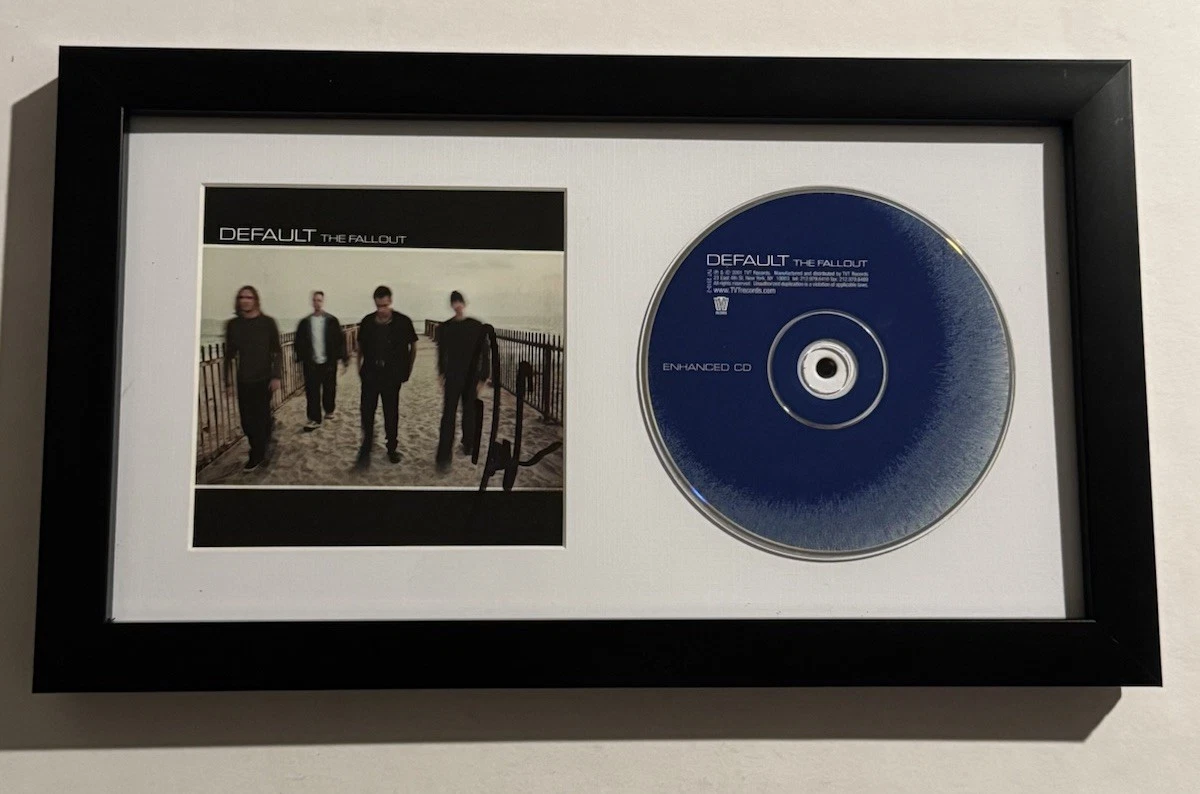 DALLAS SMITH SIGNED THE FALLOUT CD FRAMED DEFAULT BAND LEAD SINGER VERY RARE COA