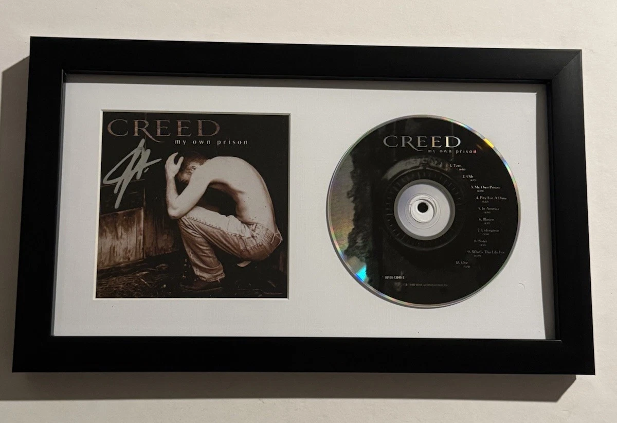 SCOTT STAPP SIGNED MY OWN PRISON CD FRAMED CREED BAND LEAD SINGER VERY RARE COA