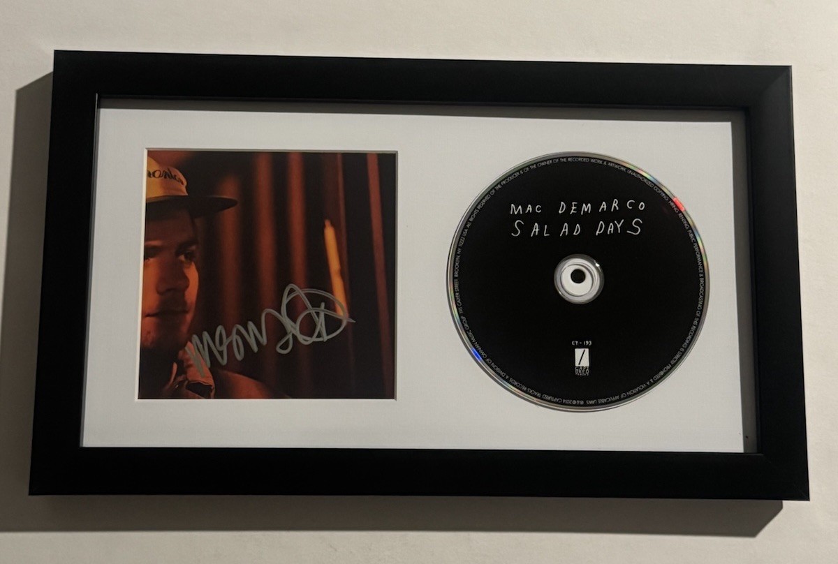 MAC DEMARCO SIGNED AUTOGRAPHED FRAMED MATTED CD INDIE SINGER COA