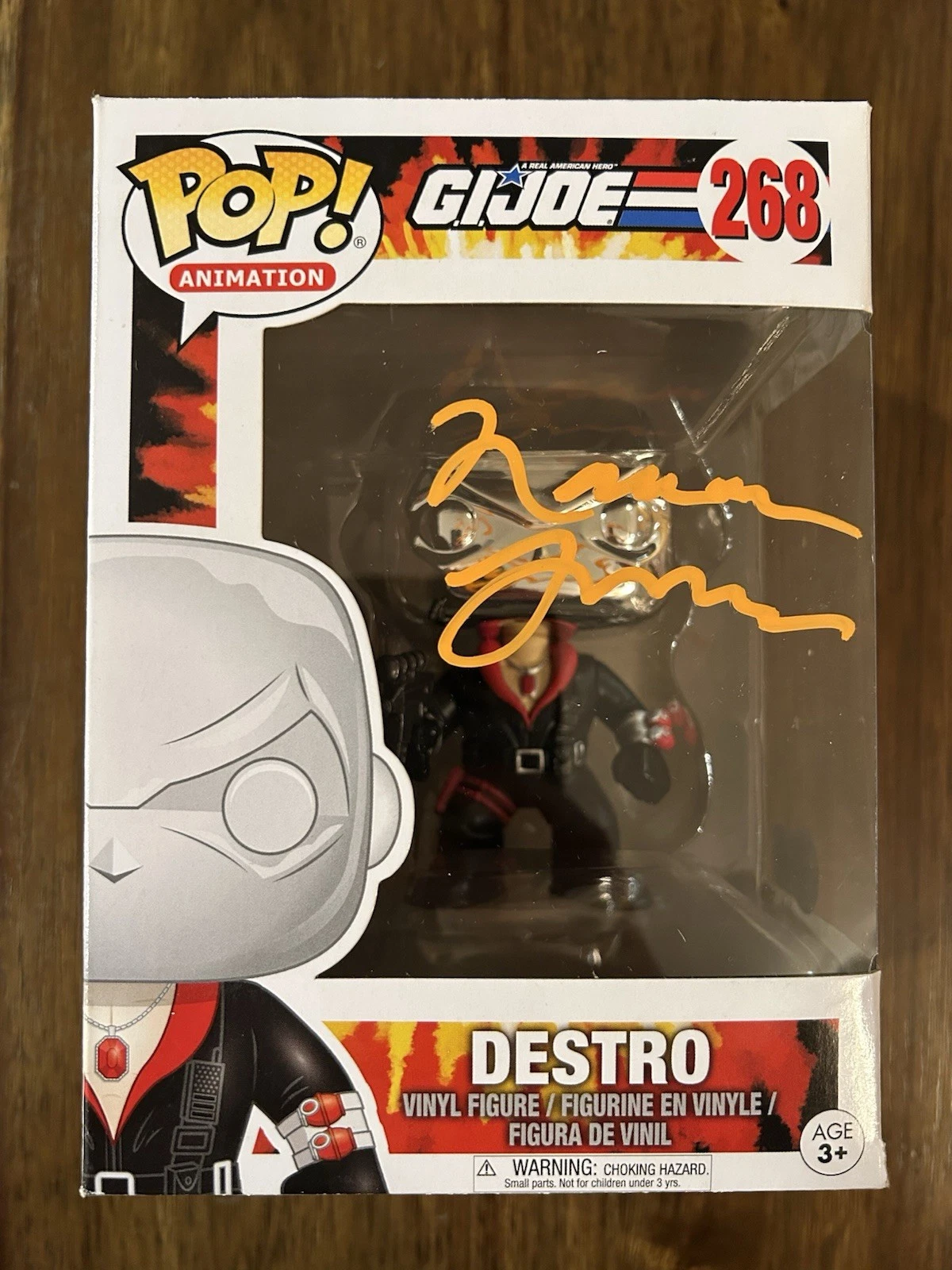 Maurice LaMarche ‘G.I. Joe’ Signed ‘Destro’ Funko Pop Beckett