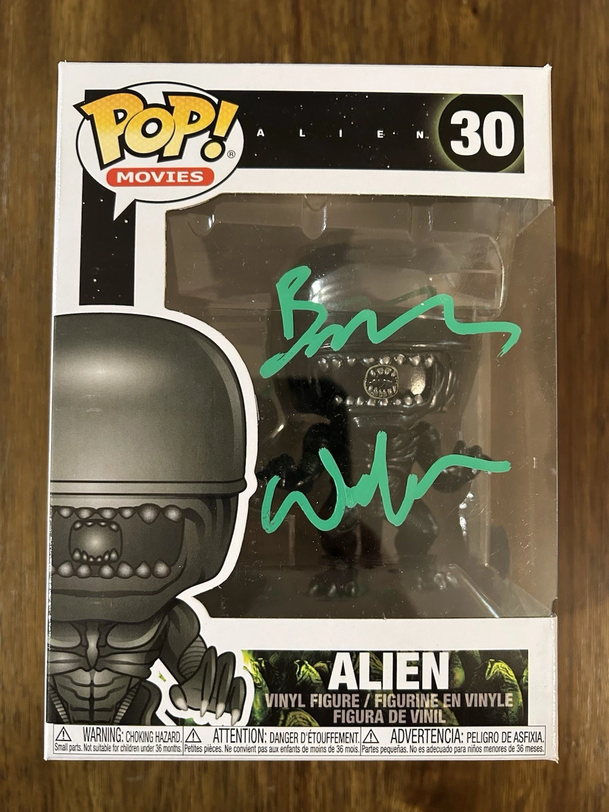 Benjamin Wallfisch ‘Alien: Romulus’ Composer Signed Funko Pop ‘Alien’ Beckett