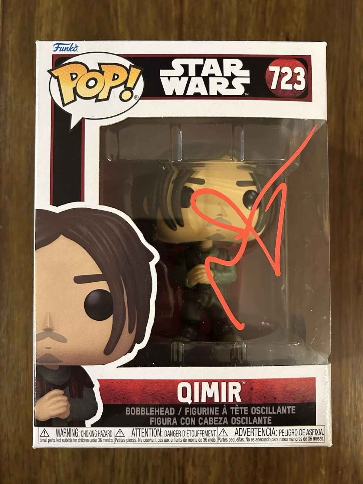 Manny Jacinto ‘The Acolyte’ Signed Funko Pop ‘Qimir’ Beckett Star Wars