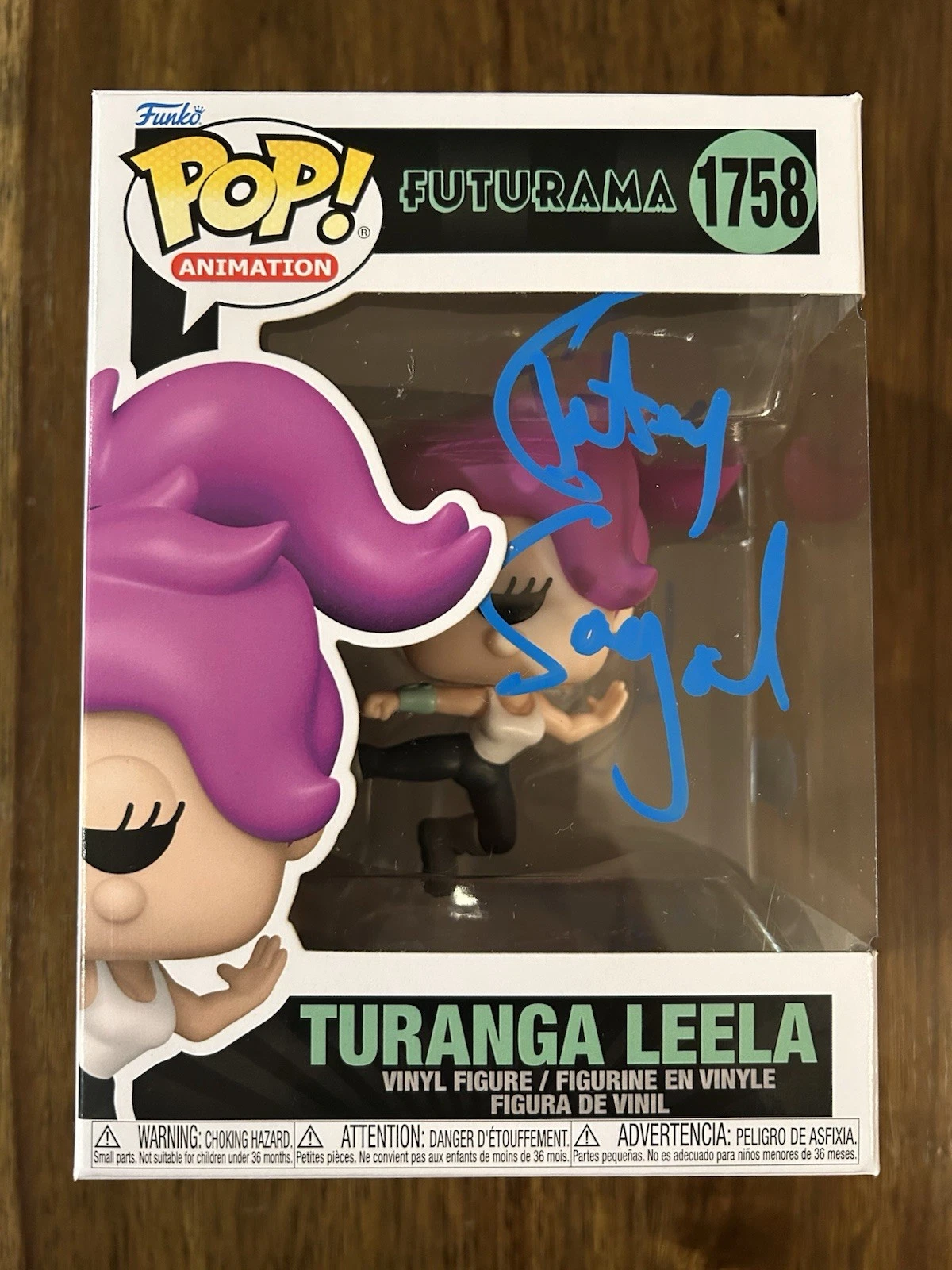 Katey Sagal ‘Futurama’ Signed Funko Pop ‘Turanga Leela’ Beckett
