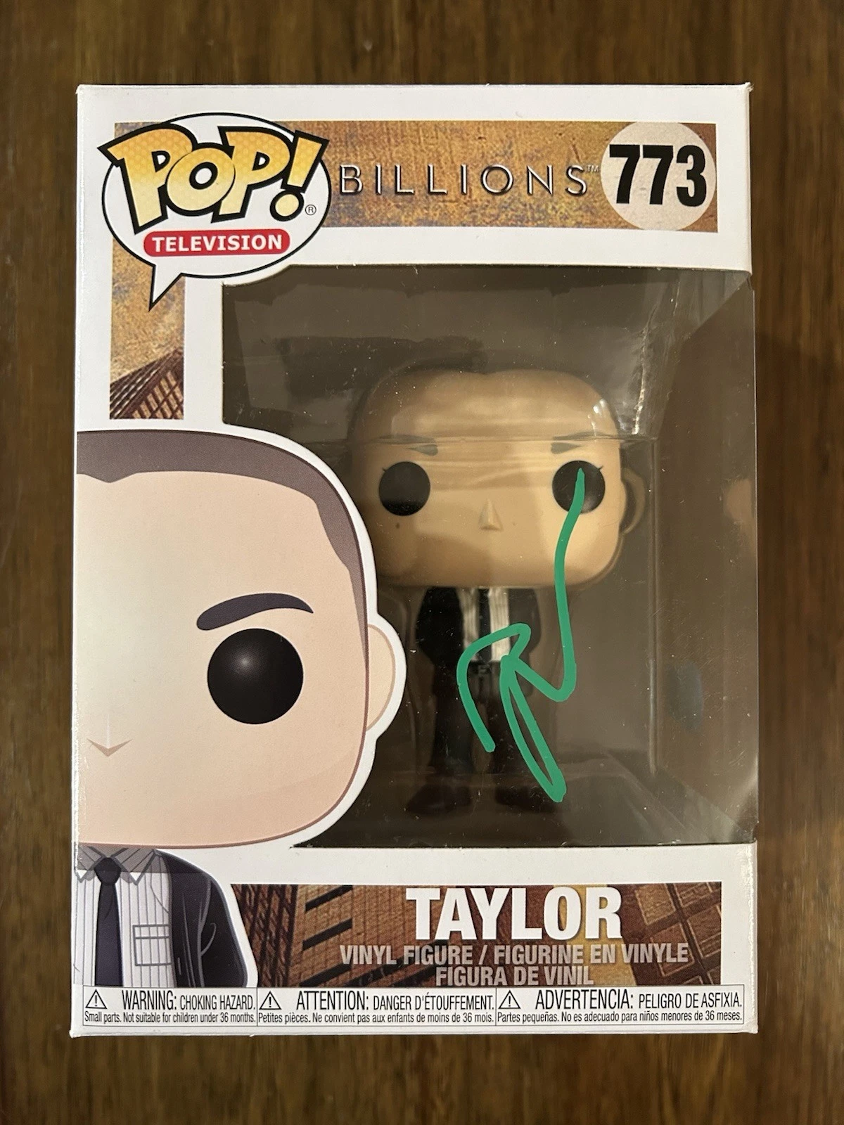 Asia Kate Dillon 'Billions' Signed Funko Pop 'Taylor Mason' Beckett