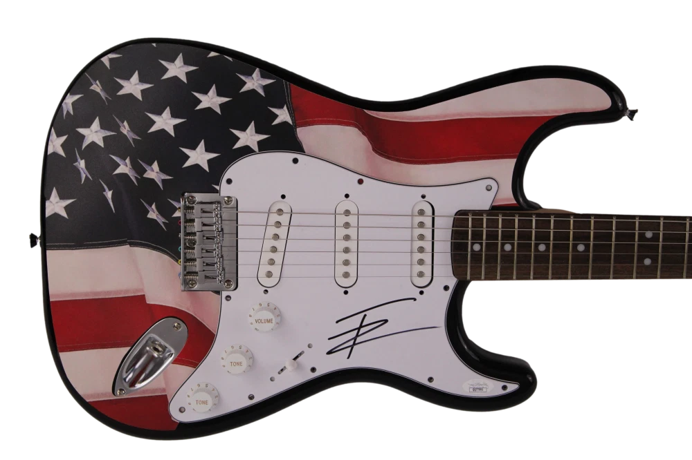 THOMAS RHETT SIGNED AUTOGRAPH CUSTOM 1/1 FENDER ELECTRIC GUITAR LIFE CHANGES JSA