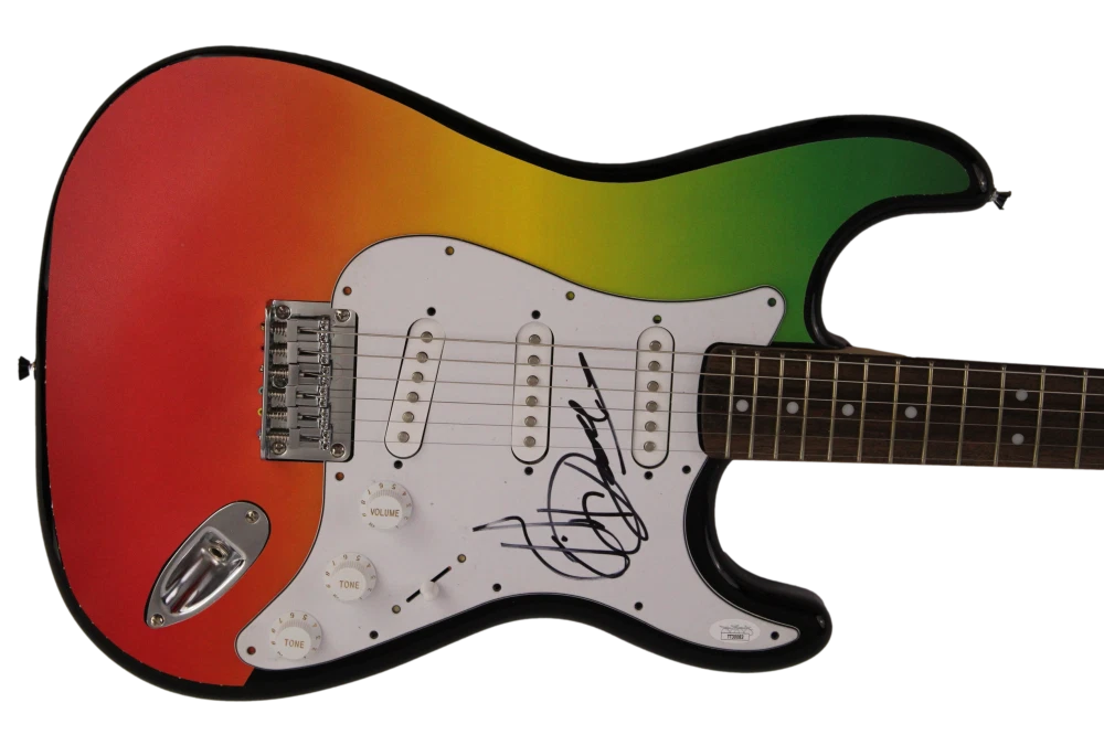 JIMMY CLIFF SIGNED AUTOGRAPH CUSTOM 1/1 FENDER ELECTRIC GUITAR - RAGGAE ICON JSA