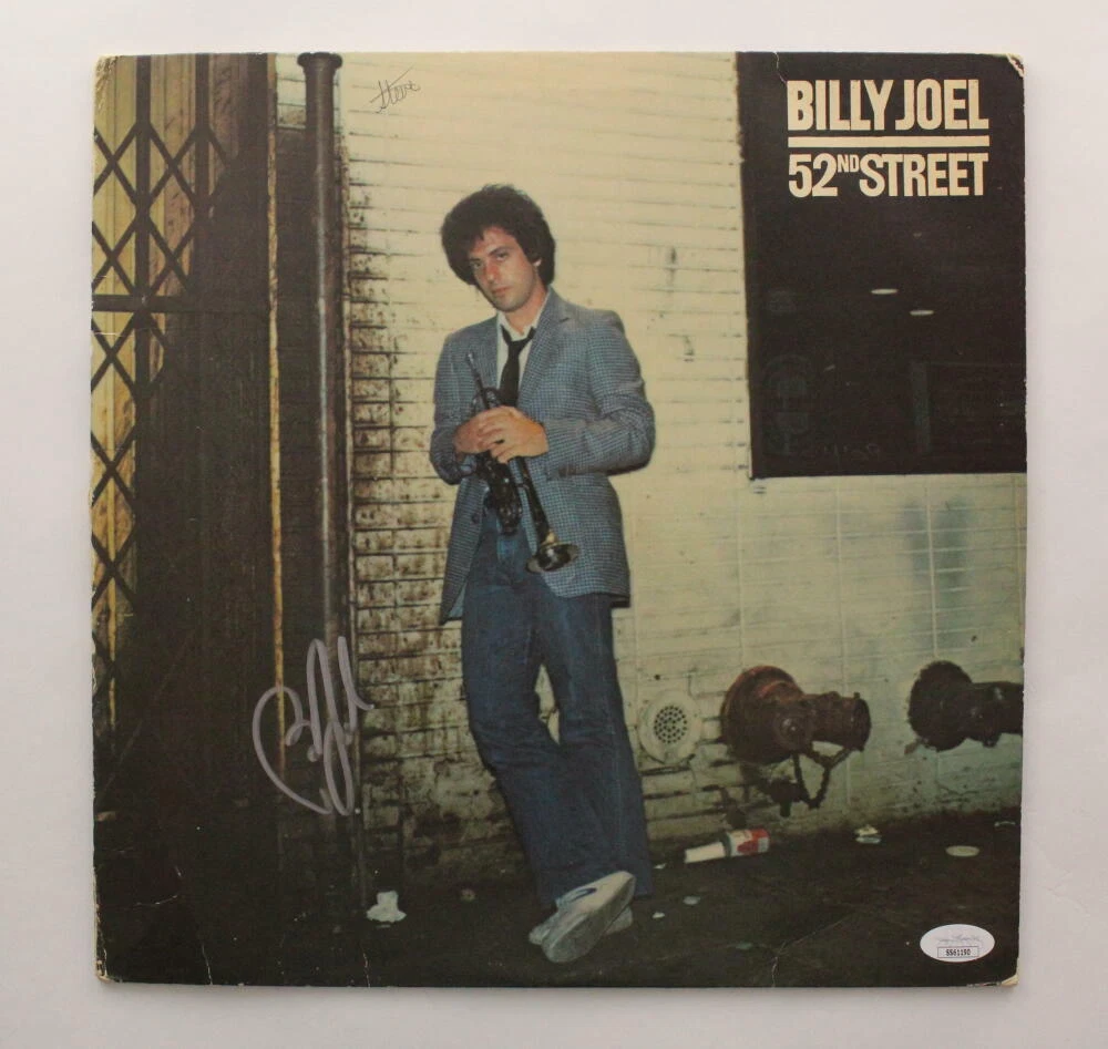 BILLY JOEL SIGNED AUTOGRAPH ALBUM VINYL RECORD - 52nd STREET VERY RARE!  JSA COA