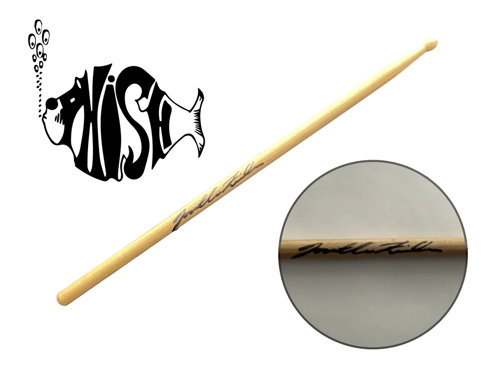 JON FISHMAN SIGNED AUTOGRAPH DRUMSTICK – PHISH – JUNTA, BILLY BREATHES W/ JSA COLLECTIBLE MEMORABILIA
