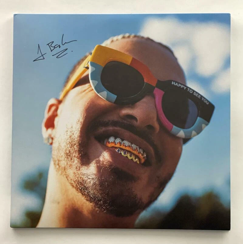 J BALVIN SIGNED AUTOGRAPH JOSE ALBUM VINLY RECORD - REGGAETON ICON W/ JSA COA