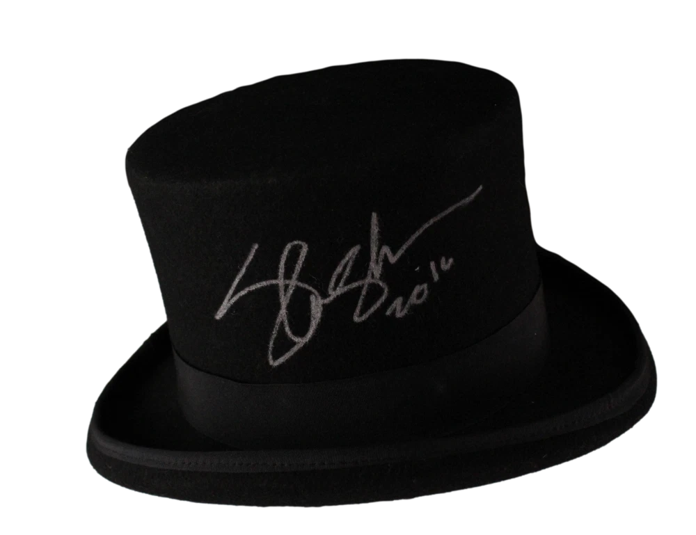 SLASH SIGNED AUTOGRAPH SIGNATURE TOP HAT - GUNS N' ROSES ICON, VERY RARE W/ JSA