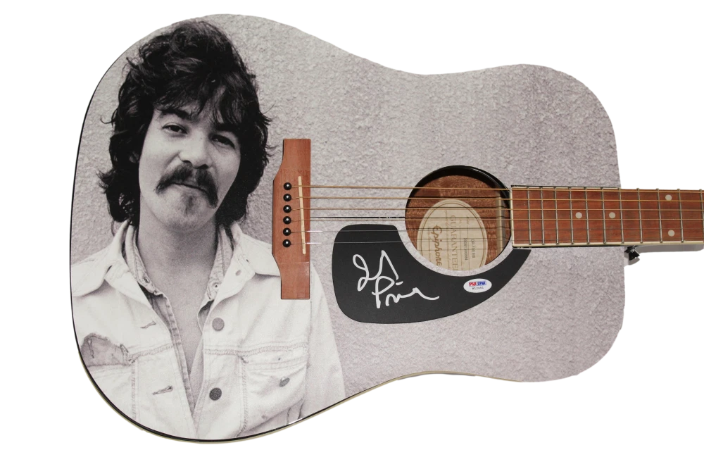 JOHN PRINE SIGNED AUTOGRAPH CUSTOM GIBSON EPIPHONE ACOUSTIC GUITAR w/ PSA COA