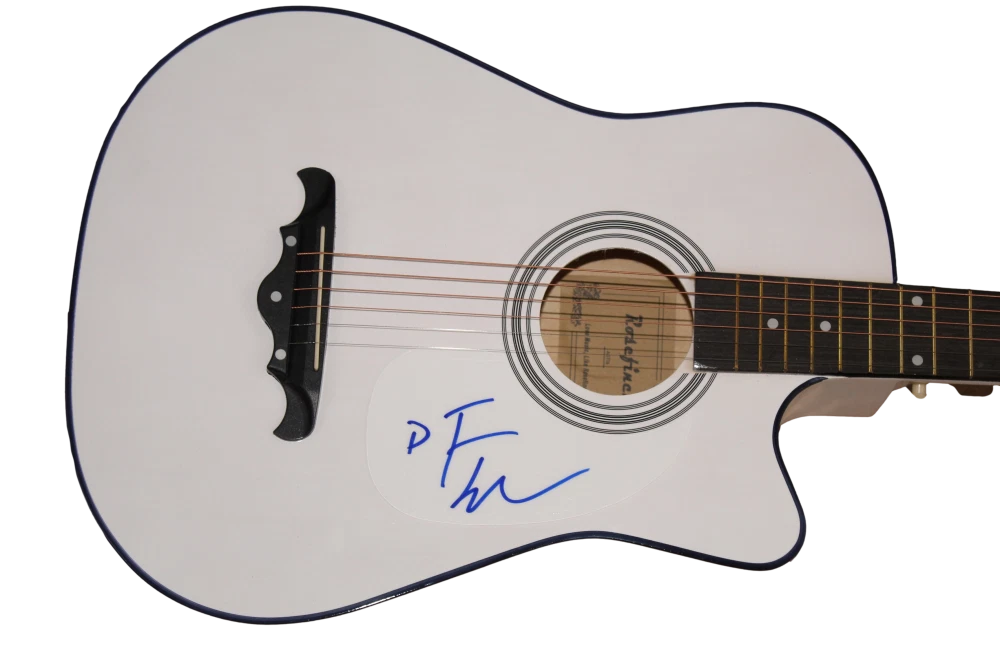 DONALD FAGEN SIGNED AUTOGRAPH FULL SIZE ACOUSTIC GUITAR - STEELY DAN W/ JSA COA