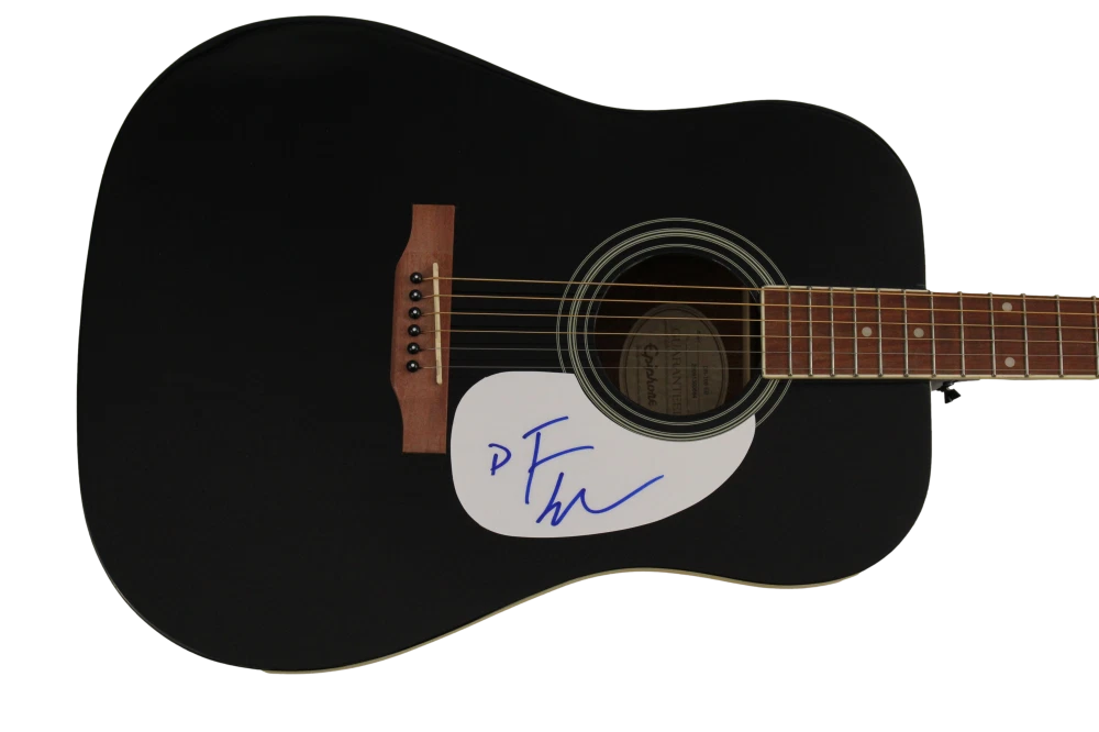 DONALD FAGEN SIGNED AUTOGRAPH GIBSON EPIPHONE ACOUSTIC GUITAR - STEELY DAN JSA