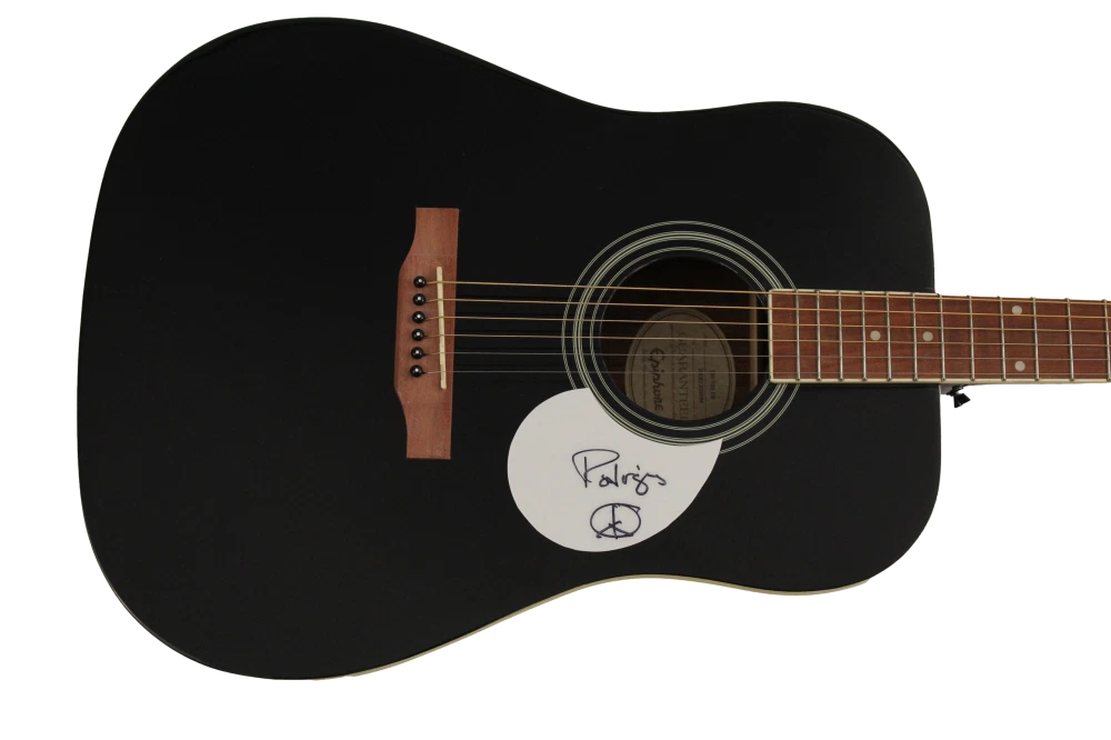 SIXTO RODRIGUEZ SIGNED AUTOGRAPH GIBSON EPIPHONE ACOUSTIC GUITAR - RARE JSA COA