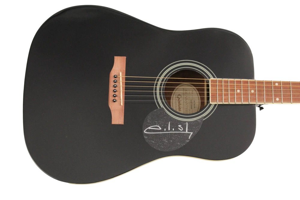 BILLIE EILISH SIGNED AUTOGRAPH GIBSON EPIPHONE ACOUSTIC GUITAR - VERY RARE JSA