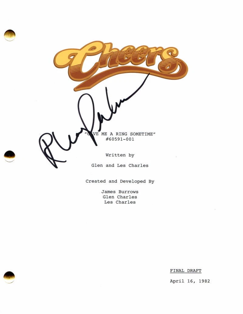 RHEA PEARLMAN SIGNED AUTOGRAPH CHEERS FULL PILOT SCRIPT - CARLA TORTELLI MATILDA