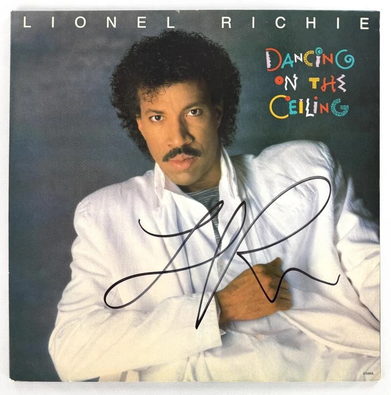 Lionel Richie Signed Autograph Dancing on the Ceiling Album Vinyl Record JSA COA