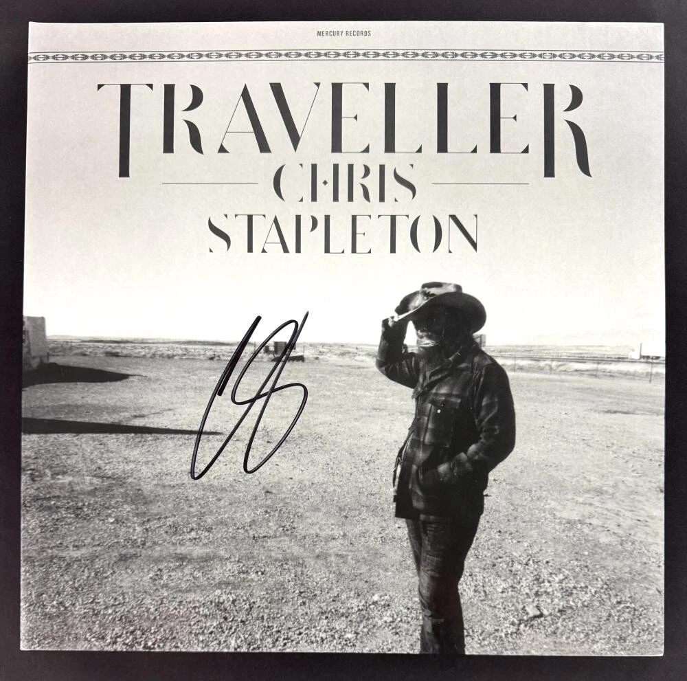 Chris Stapleton Signed Autograph Traveller Album Vinyl Record LP w/ JSA COA