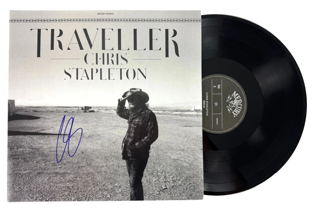 Chris Stapleton Signed Autograph Traveller Album Vinyl Record - Country JSA COA