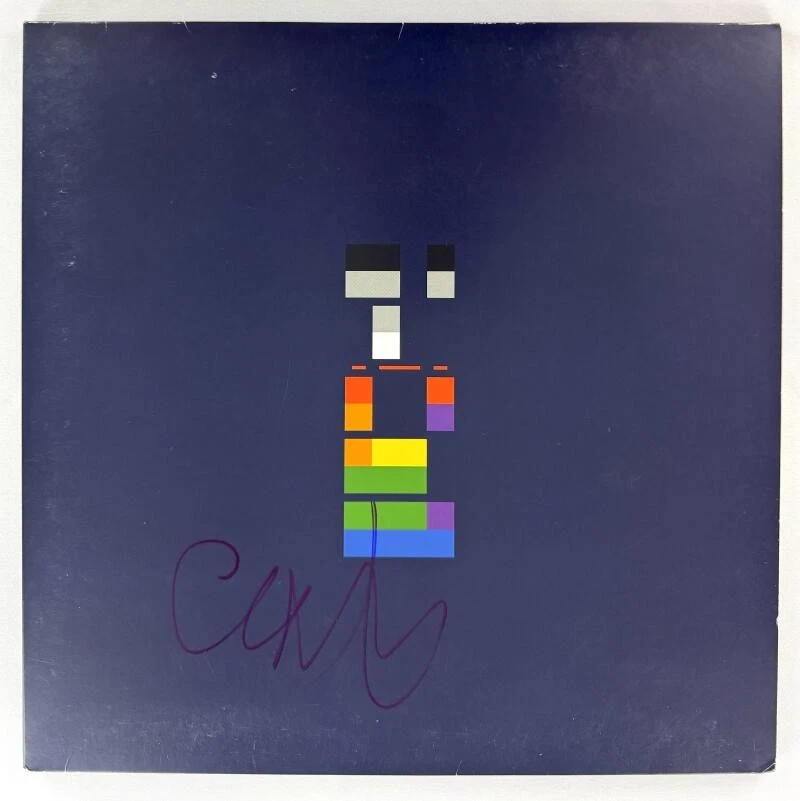 Chris Martin Coldplay Signed Autograph Album Vinyl Record LP - X&Y Beckett COA