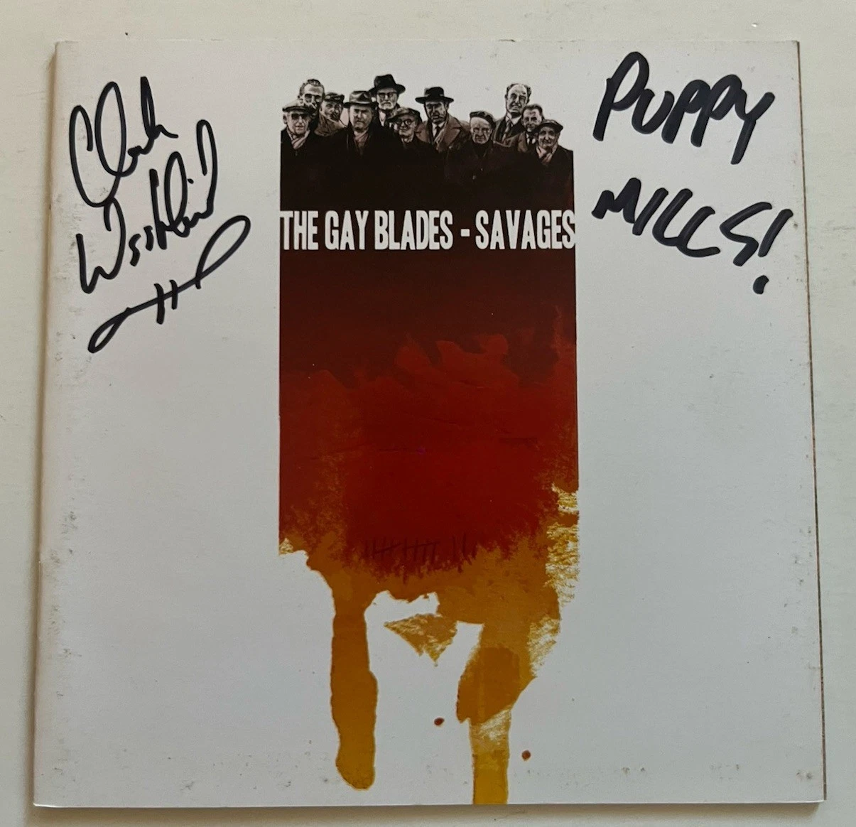 The Gay Blades Savages Signed Autographed CD Book Guaranteed