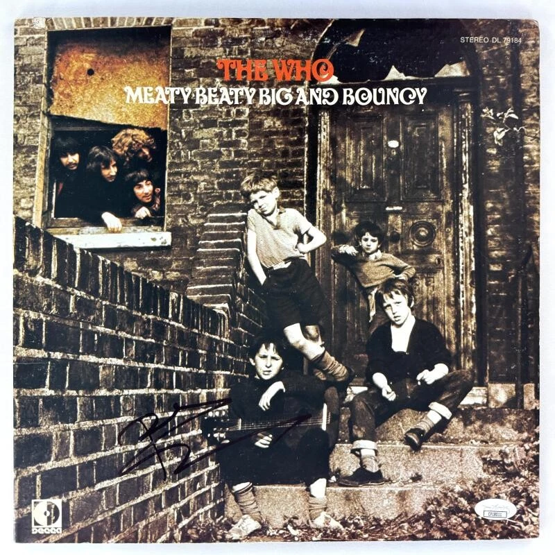Pete Townshend The Who Signed Autograph Album Record Meaty Beaty Big Bouncy JSA