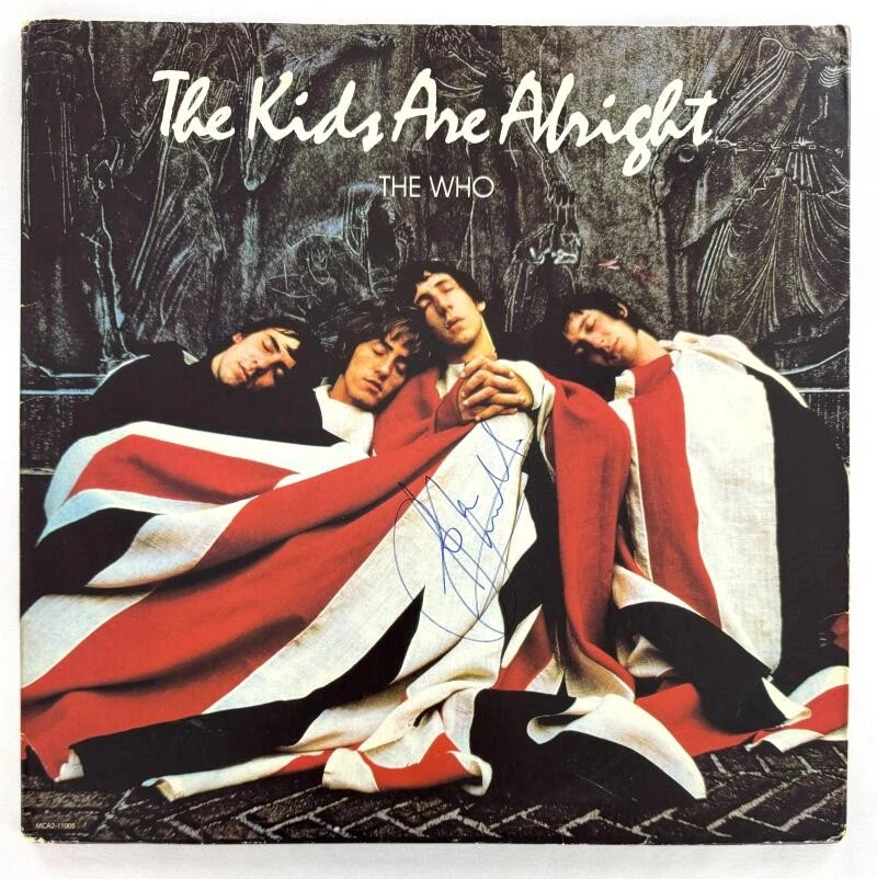John Entwistle The Who Signed Autograph Album Record - Kids Are Alright JSA COA