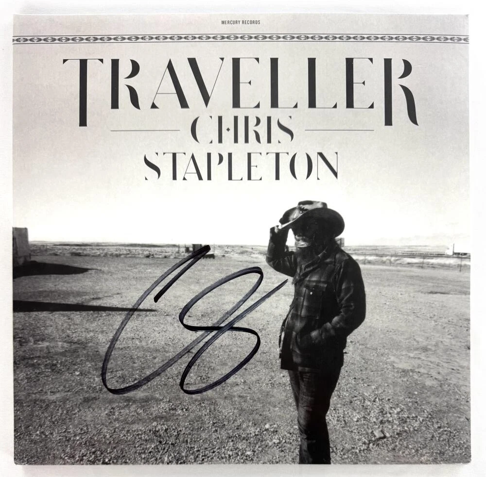 Chris Stapleton Signed Autograph Traveller Album Vinyl Record LP - JSA COA