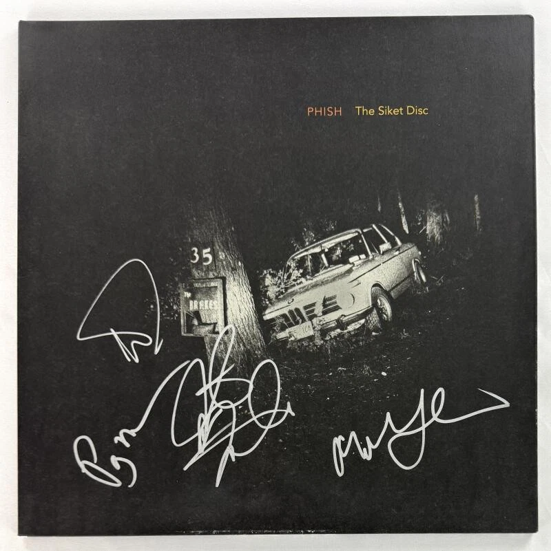 Phish Full Band x4 Signed Autograph Album Vinyl Record - The Siket Disc JSA COA