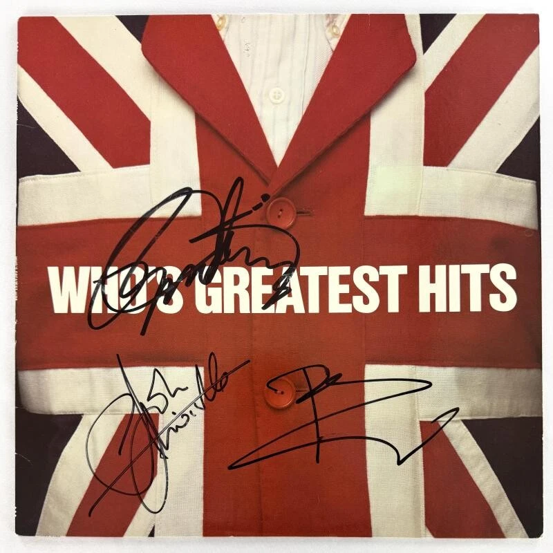 The Who Band Signed Autograph Album Record Entwistle Daltrey Townshend - JSA COA