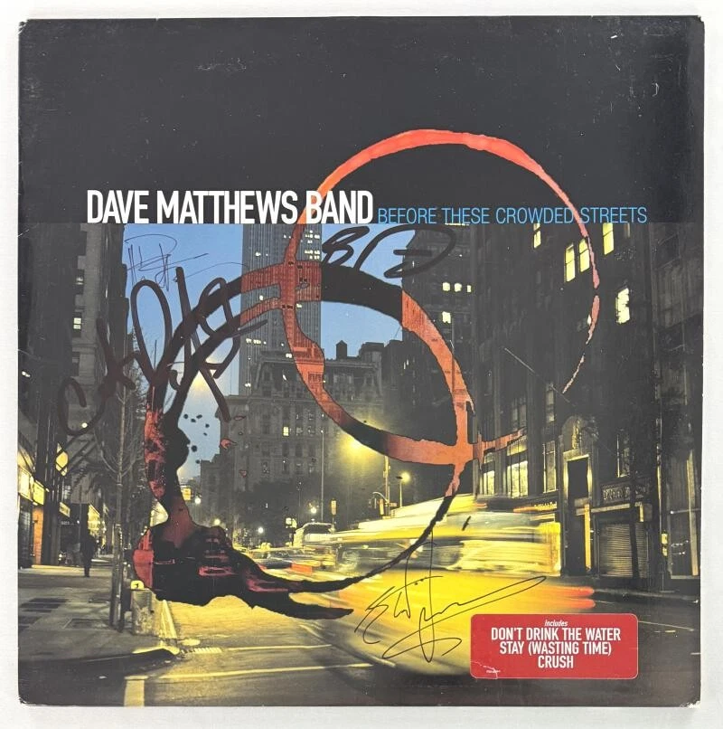 Dave Matthews Band x4 Signed Autograph BTCS Original Press Album Record JSA COA