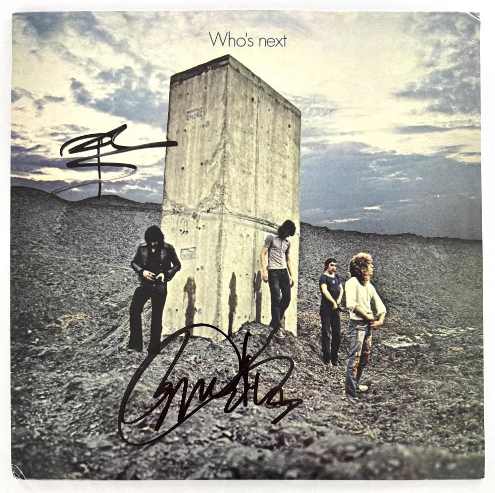 Roger Daltrey Pete Townshend Signed Autograph The Who 's Next Album Record JSA