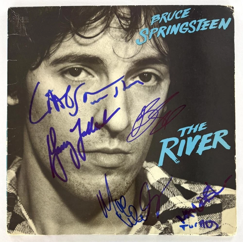 Bruce Springsteen E Street Band Signed Autograph The River Album Mark Volman JSA