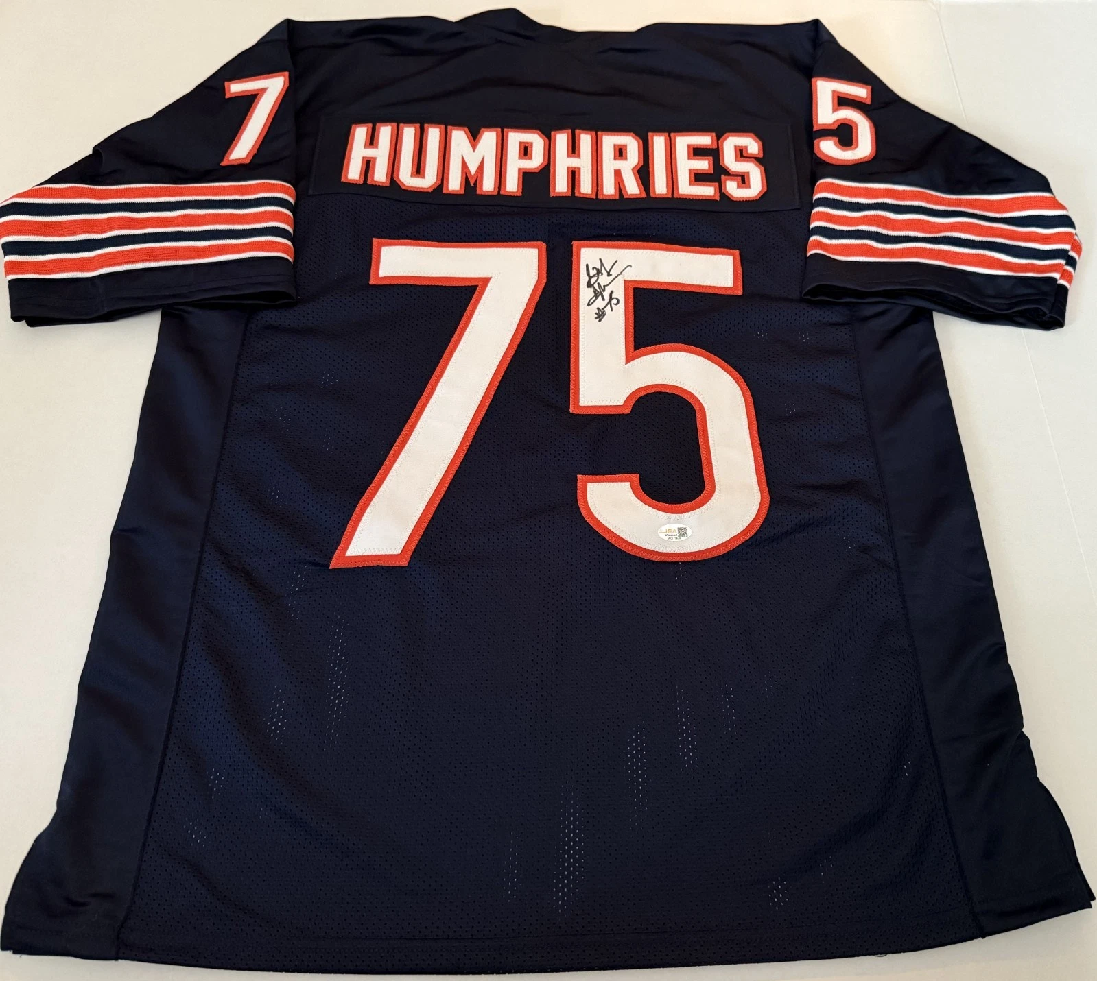 Stefan Humphries Chicago Bears signed Custom jersey autographed JSA Witnessed