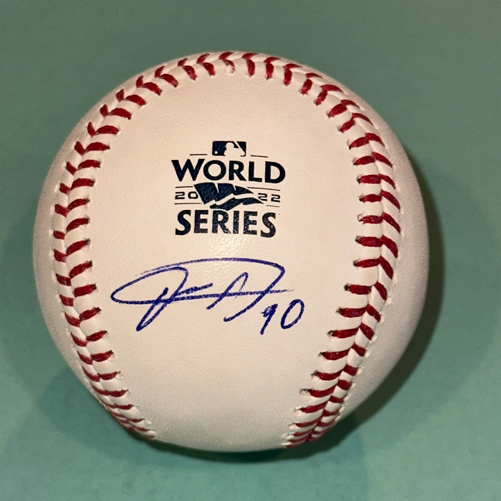 YULI GURRIEL (Astros) Signed Official 2022 WORLD SERIES Baseball Beckett (BAS)