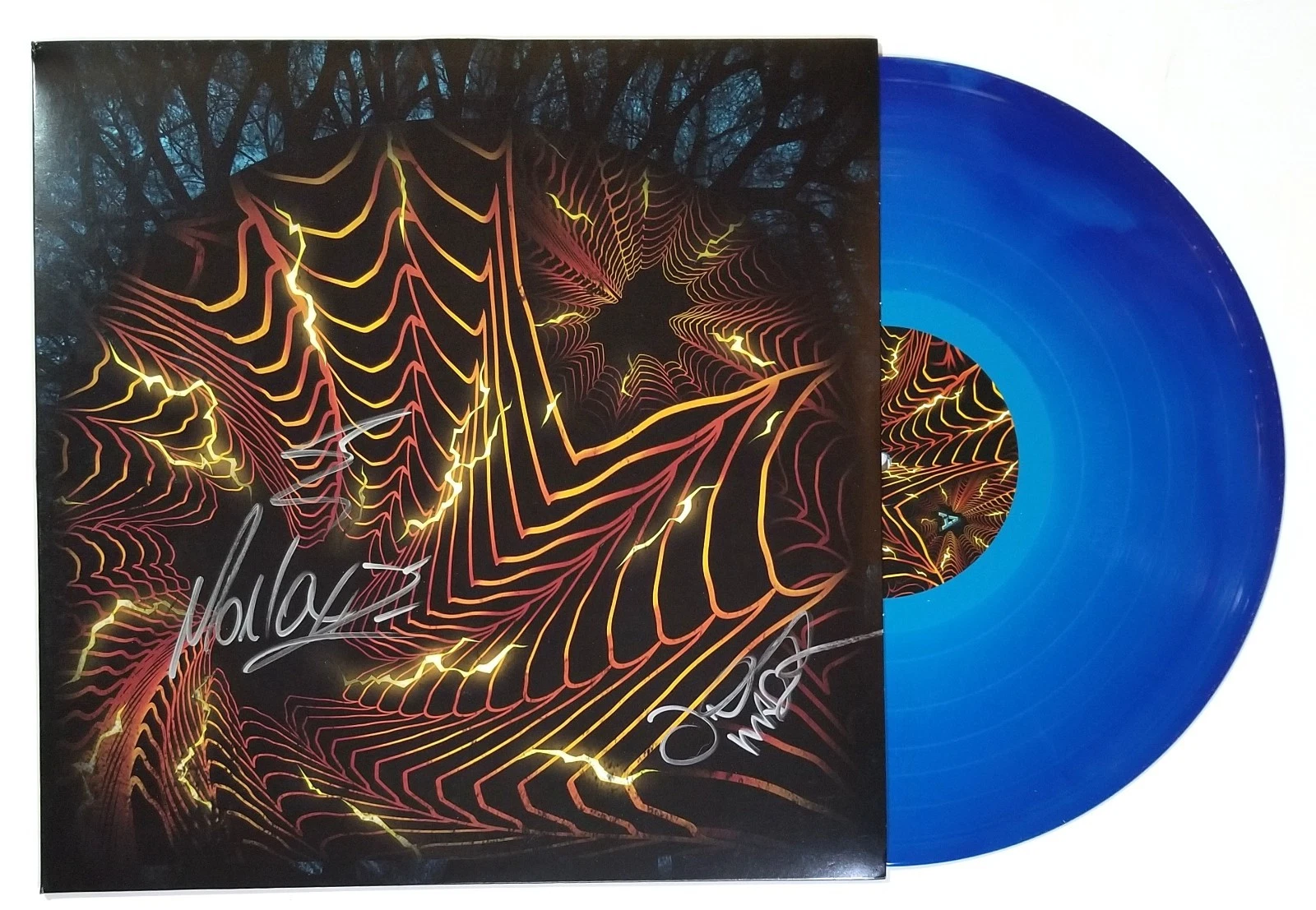 Twiztid SIGNED Songs of Samhain Vol. 4 The Liminal Space Vinyl Record Blue COA