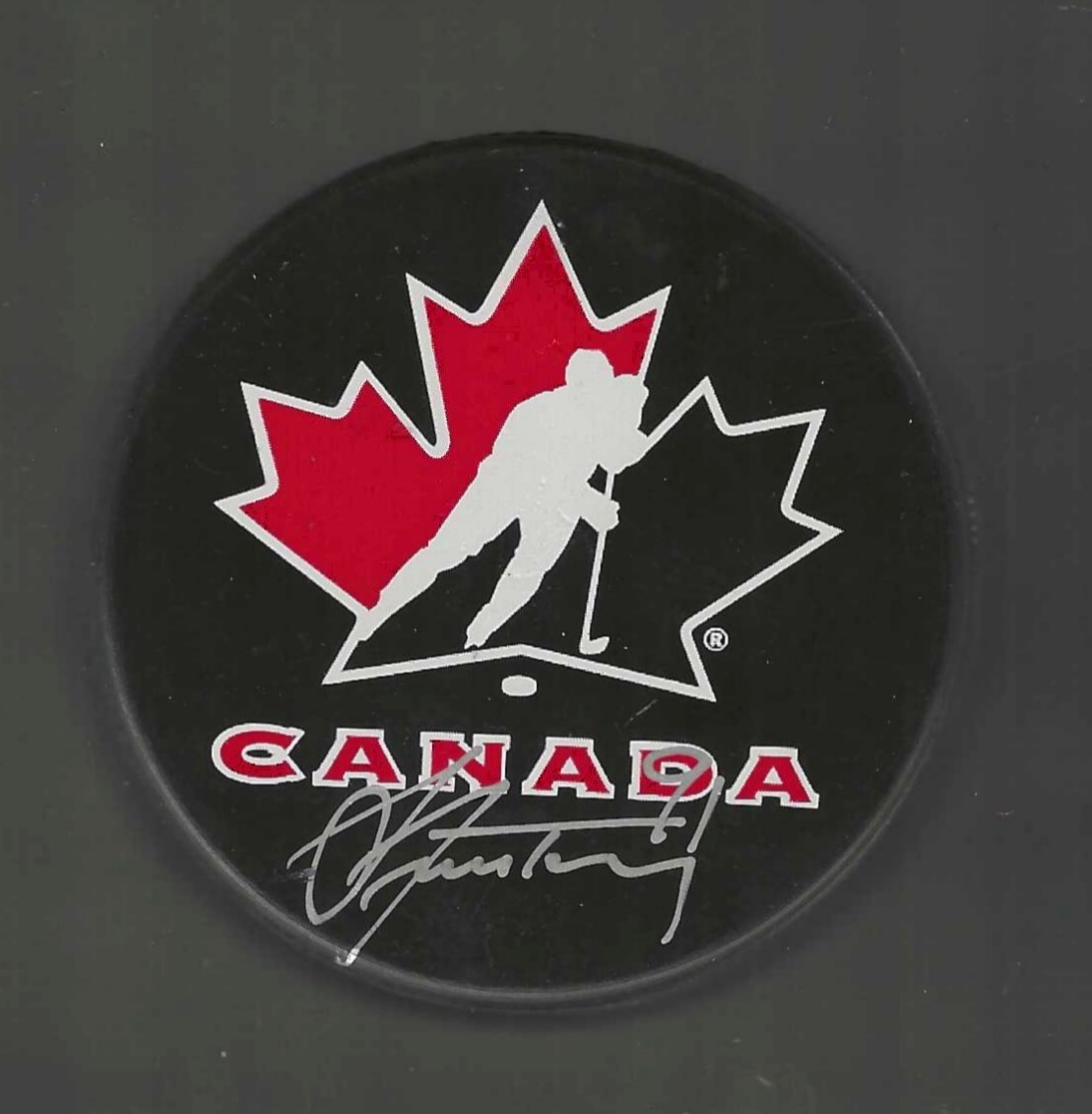 Steven Stamkos Signed Team Canada Hockey Puck Beckett COA