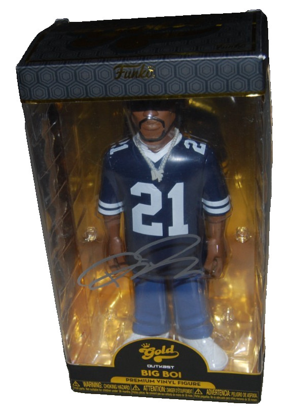 BIG BOI signed (OUTKAST) Premium gold Funko 12