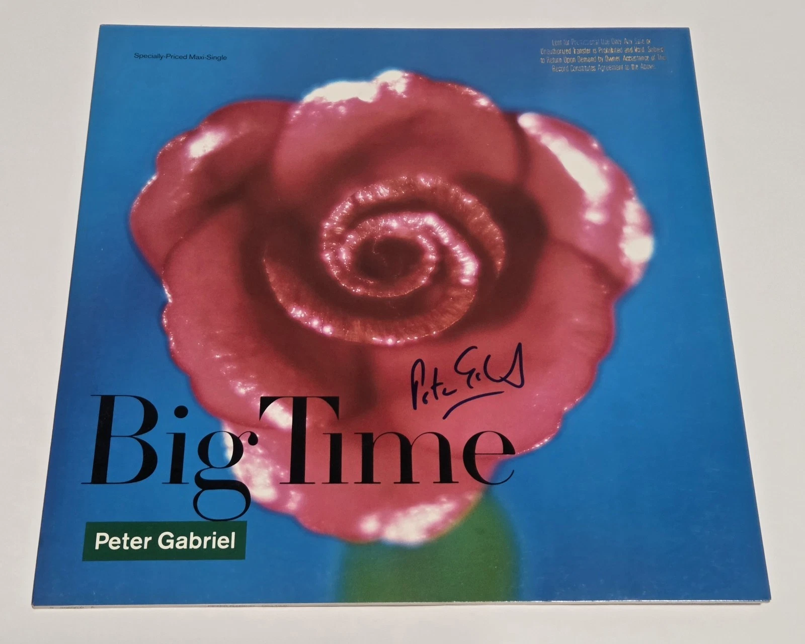 GENESIS PETER GABRIEL signed autographed 