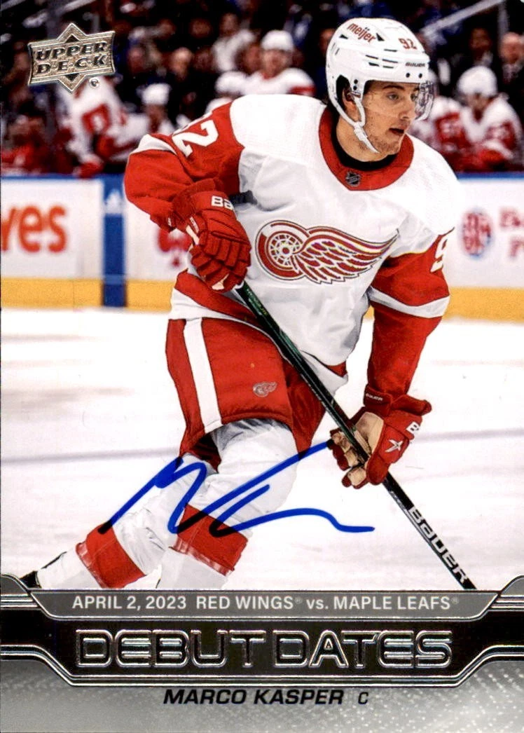 Elmer Soderblom Signed 2022/23 Upper Deck Star Rookies Detroit Red Wings Card 10